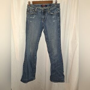 Vigoss Blue Flare Wide Leg Jeans